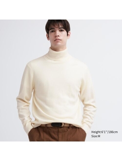 Cashmere Turtleneck Long-Sleeve Sweater