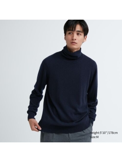 Cashmere Turtleneck Long-Sleeve Sweater