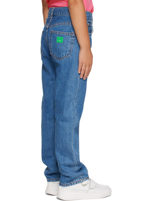 ACNE STUDIOS Kids Blue Regular-Fit Jeans