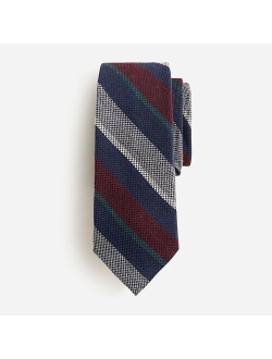 Italian wool striped tie