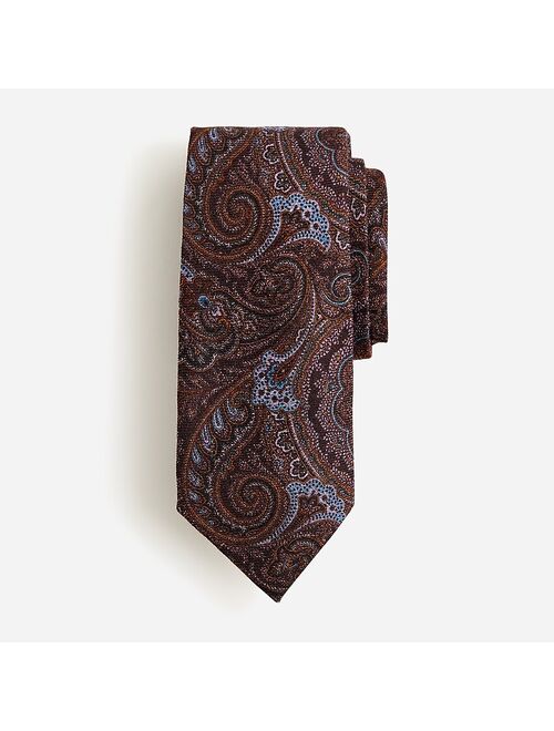 J.Crew Italian wool tie in paisley