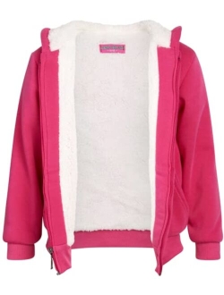 Coney Island Girls' Sweatshirt - Sherpa Lined Zip Hoodie (Size: 4-16)