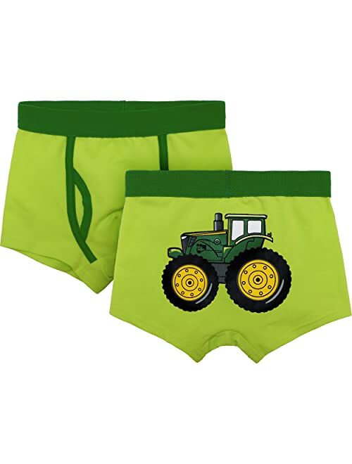 John Deere Boys' Toddler Child Boxer Brief Underwear