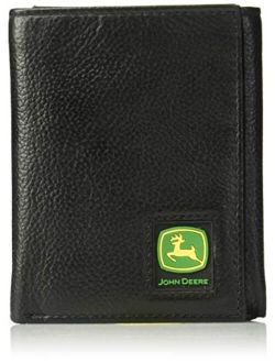 Men's Tri-Fold Wallet,Black,One Size