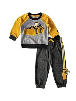 baby-boys John Deer Infant Boys' Sweatshirt and Pant Set