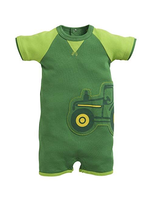 John Deere baby-boys Short Sleeve Romper