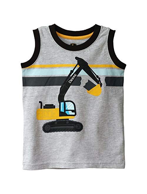 John Deere Toddler Boys' Stripe Muscle Tee