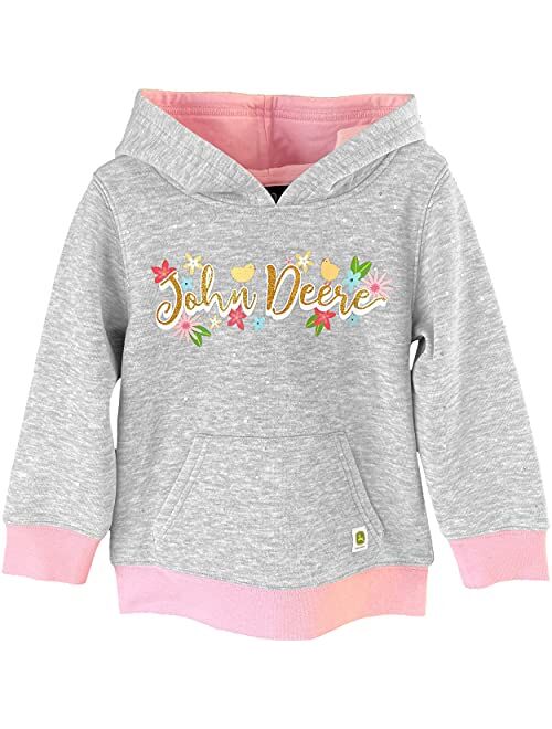 John Deere Girls' Toddler Fleece Hoodie