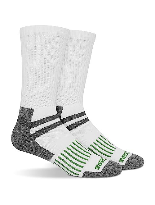 John Deere 6 Pair Mens Socks Size 8-12 Work Socks for Men