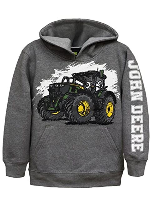 John Deere Gray Tractor Hoodie Sweatshirt Sizes 5 6 7