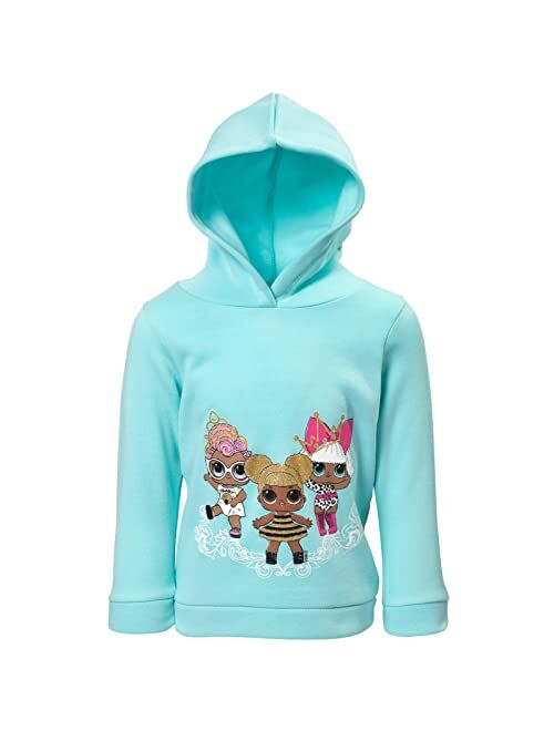 L.O.L. Surprise! Queen Bee Diva Girls Fleece Pullover Hoodie Little Kid to Big Kid