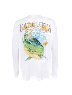 Calcutta Mens Performance Fishing Shirt Long Sleeve Outdoor Apparel