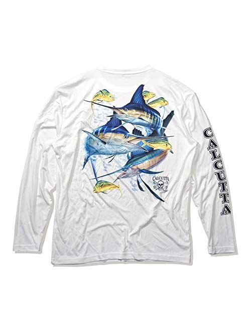 Calcutta Outdoors Calcutta Mens Performance Fishing Shirt Long Sleeve Outdoor Apparel