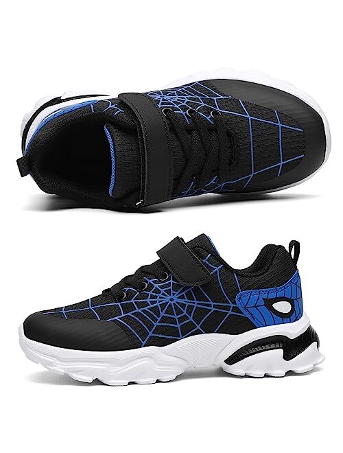 Wolidio Little/Big Kids Boys Girls Sneakers Lightweight Running Tennis Shoes Breathable Sport Athletic Fitness & Cross-Training Shoes