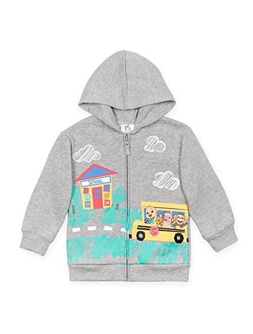 CoComelon JJ Fleece Zip Up Hoodie Infant to Toddler