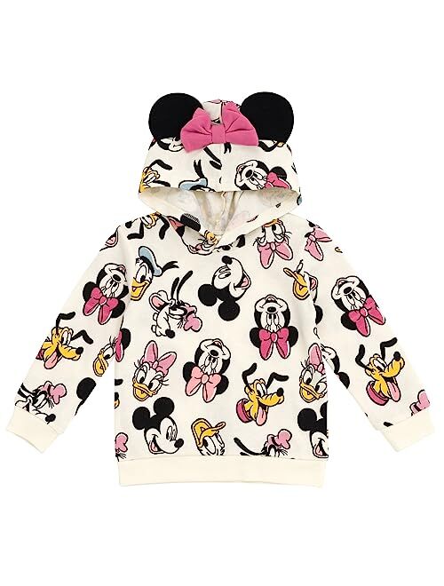 Disney Minnie Mouse Mickey Goofy Donald Duck Daisy Pullover Hoodie Infant to Big Kid