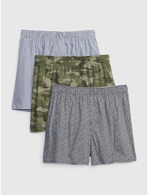 Gap Cotton Boxers (3-Pack)