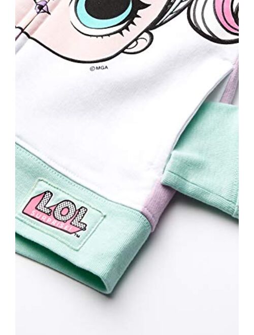 L.O.L. Surprise! Girls' The Theater Club Unicorn Big Face Zip-up Hoodie