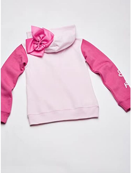 JoJo Siwa Girls Headphones 3D Bow Zip-up Hoodie Jacket