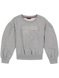 Girls' Fleece Pullover Crewneck Sweatshirt