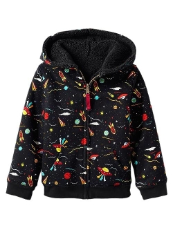 Kids High Pile Lined Zip Hoodie