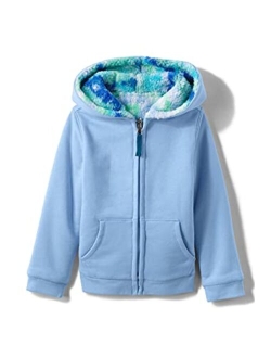 Kids High Pile Lined Zip Hoodie