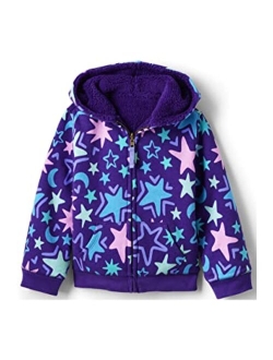 Kids High Pile Lined Zip Hoodie