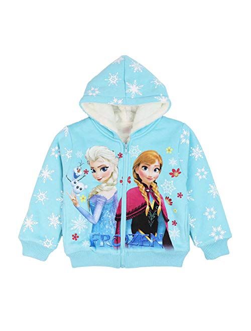 PCLOUD Girls' Thick Plush Hoodies for Winter Sweatshirt