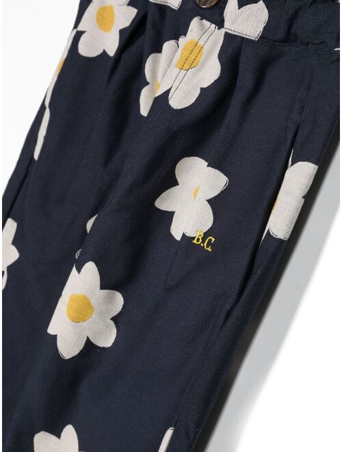 Bobo Choses Big Flower cotton trousers