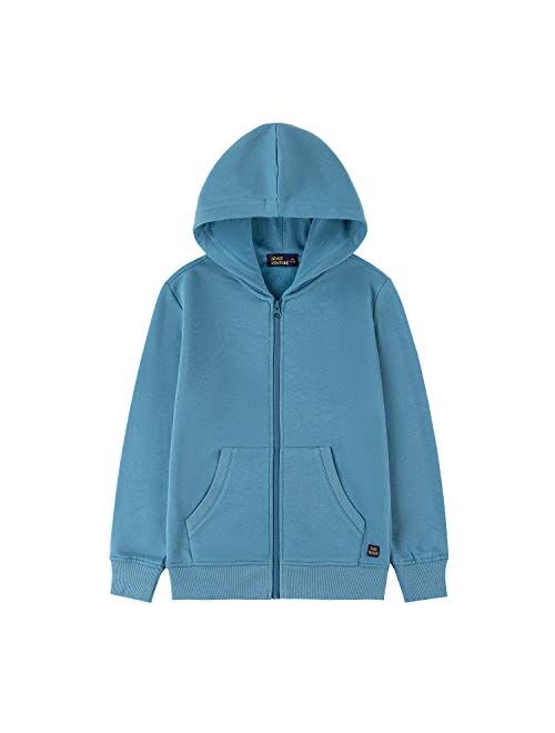 SPACE VENTURE Kids zip up hoodie, boys fleece Sweatshirts for toddler and teen girls 3-12Y