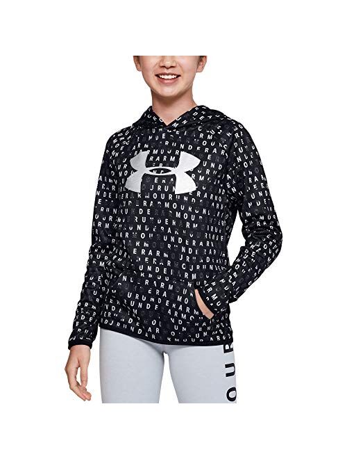 Under Armour Girls Fleece All Over Hoodie Novelty