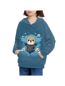 YSTARDREAM Teen Girl Clothes Kids Hoodies with Pocket Sweatshirts Long Sleeve