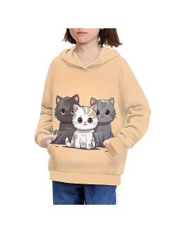 YSTARDREAM Teen Girl Clothes Kids Hoodies with Pocket Sweatshirts Long Sleeve