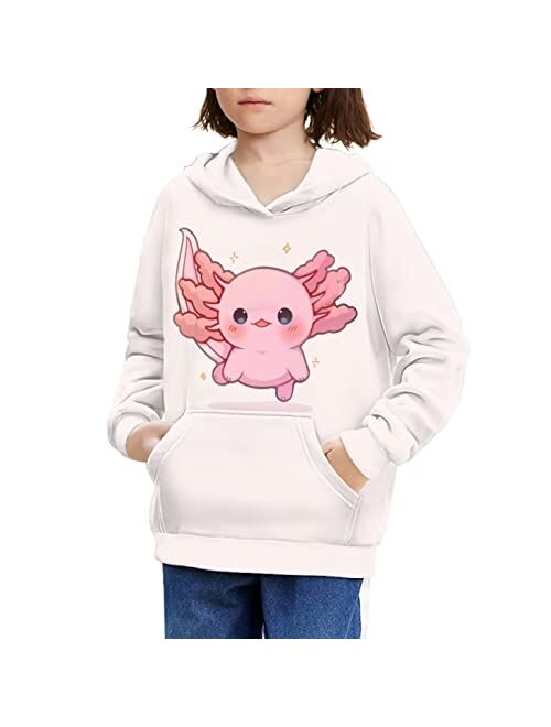 YSTARDREAM Teen Girl Clothes Kids Hoodies with Pocket Sweatshirts Long Sleeve