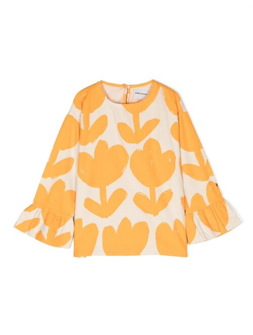 Bobo Choses Big Flower cotton blouse