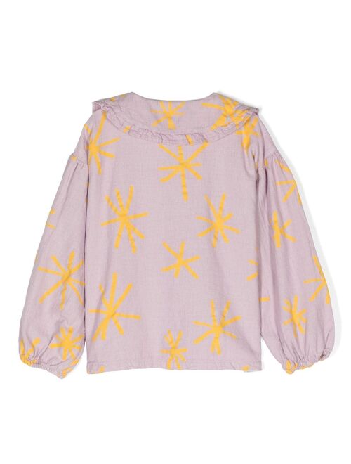 Bobo Choses Sparkle All Over cotton shirt