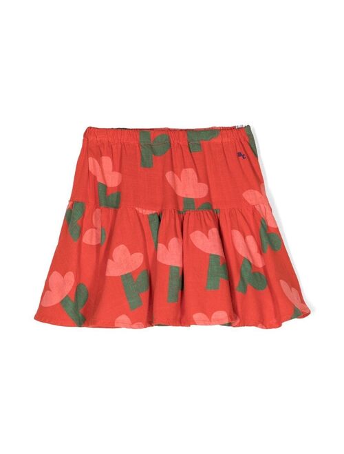 Bobo Choses Sea Flower pleated skirt