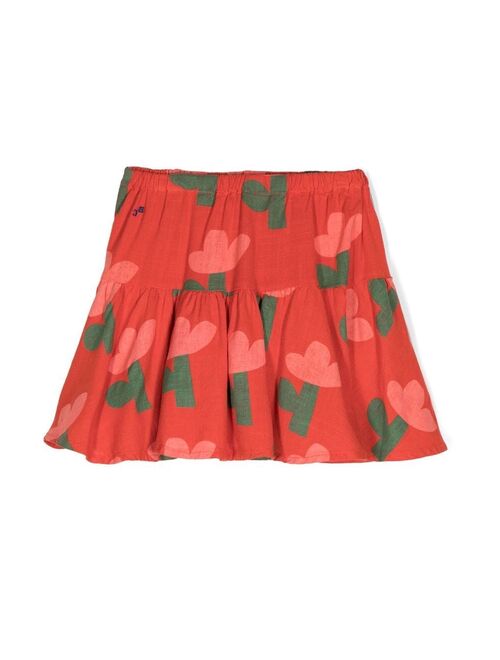 Bobo Choses Sea Flower pleated skirt