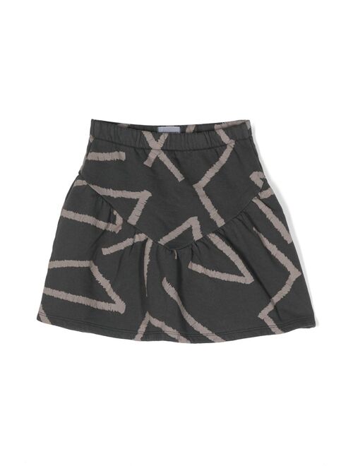 Bobo Choses graphic-print organic cotton skirt