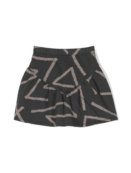 Bobo Choses graphic-print organic cotton skirt