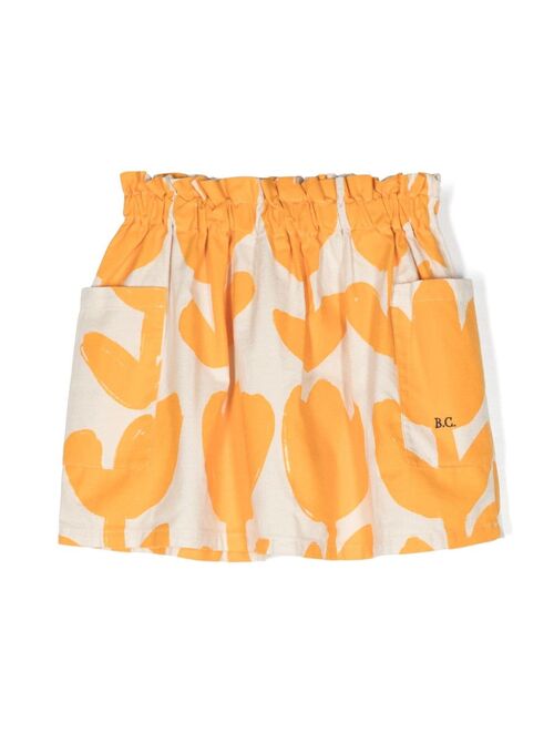 Bobo Choses Big Flowers cotton skirt