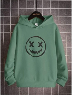 SHEIN Boys Cartoon Graphic Hoodie