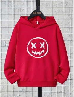 SHEIN Boys Cartoon Graphic Hoodie