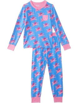 Kids Pegasus In Flight Bamboo Pajama Set (Toddler/Little Kids/Big Kids)