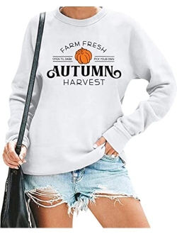 MAXIMGR Halloween Sweatshirt Women Spooky Teacher Sweatshirts Teacher Halloween Shirts Cute Graphic Long Sleeve Pullover Top