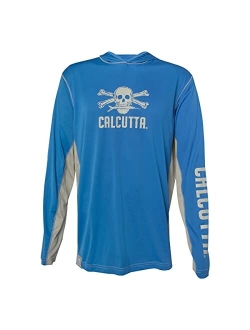 Calcutta Long Sleeve Performance Hoodie Shirt Mossy Oak King Fisher Active Outdoor Apparel for Fishing