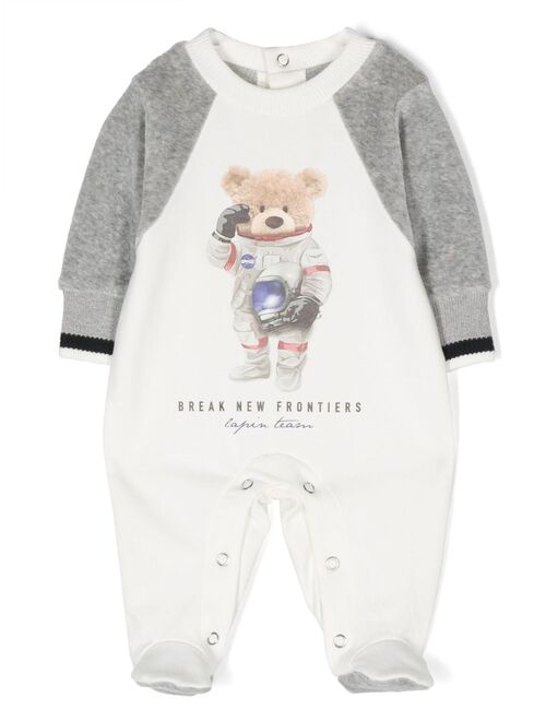 Lapin House graphic-print cotton pajamas