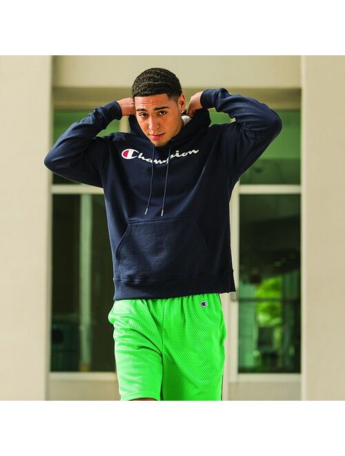 Men's Champion Powerblend Fleece Graphic Pullover Hoodie