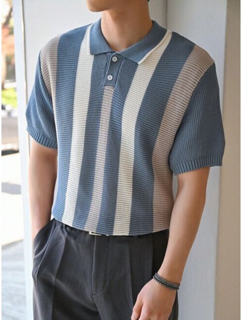 DAZY Men Colorblock Knit Top