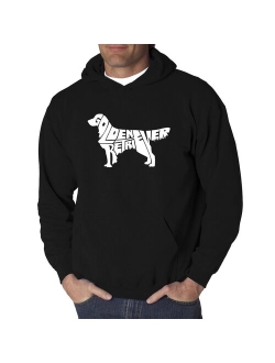 la pop art Golden Retreiver - Men's Word Art Hooded Sweatshirt